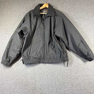 5.11 Tactical Big Horn Jacket Mens Medium M Black Water Wind Resistant